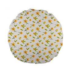 Cute Flower Design Standard 15  Premium Round Cushions by designsbymallika