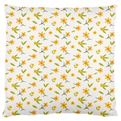 Cute Flower Design Large Flano Cushion Case (one Side) by designsbymallika