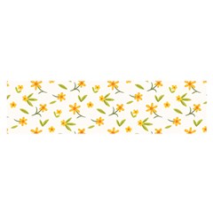 Cute Flower Design Oblong Satin Scarf (16  X 60 ) by designsbymallika