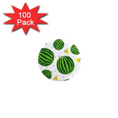 Watermelon Fruit 1  Mini Magnets (100 Pack)  by ConteMonfrey