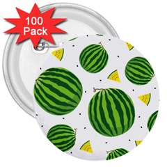 Watermelon Fruit 3  Buttons (100 Pack)  by ConteMonfrey