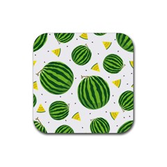 Watermelon Fruit Rubber Coaster (square) by ConteMonfrey