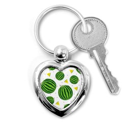 Watermelon Fruit Key Chain (heart) by ConteMonfrey