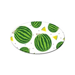 Watermelon Fruit Sticker (oval) by ConteMonfrey