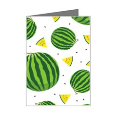 Watermelon Fruit Mini Greeting Card by ConteMonfrey