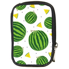 Watermelon Fruit Compact Camera Leather Case by ConteMonfrey