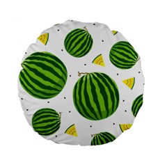 Watermelon Fruit Standard 15  Premium Round Cushions by ConteMonfrey