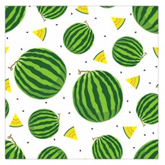 Watermelon Fruit Square Satin Scarf (36  X 36 ) by ConteMonfrey