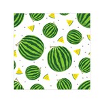 Watermelon Fruit Square Satin Scarf (30  x 30 ) Front