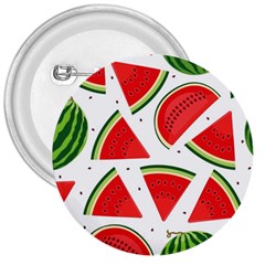 Watermelon Cuties White 3  Buttons by ConteMonfrey