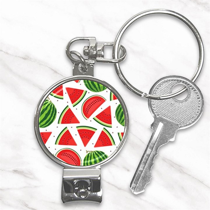 Watermelon Cuties White Nail Clippers Key Chain