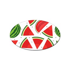 Watermelon Cuties White Sticker (oval) by ConteMonfrey