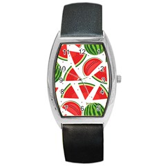 Watermelon Cuties White Barrel Style Metal Watch by ConteMonfrey