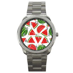 Watermelon Cuties White Sport Metal Watch by ConteMonfrey