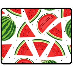 Watermelon Cuties White Fleece Blanket (medium)  by ConteMonfrey