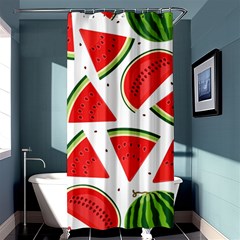 Watermelon Cuties White Shower Curtain 36  X 72  (stall)  by ConteMonfrey