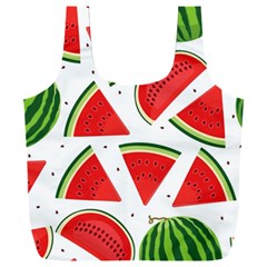 Watermelon Cuties White Full Print Recycle Bag (xxl) by ConteMonfrey