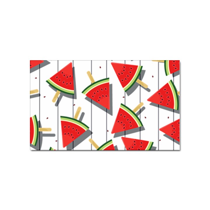 Watermelon Popsicle   Sticker (Rectangular)