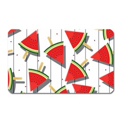 Watermelon Popsicle   Magnet (rectangular) by ConteMonfrey