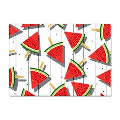 Watermelon Popsicle   Sticker A4 (100 Pack)