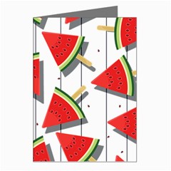 Watermelon Popsicle   Greeting Cards (pkg Of 8) by ConteMonfrey