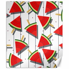 Watermelon Popsicle   Canvas 8  X 10  by ConteMonfrey