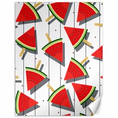 Watermelon Popsicle   Canvas 12  X 16  by ConteMonfrey