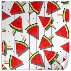 Watermelon Popsicle   Canvas 20  X 20  by ConteMonfrey