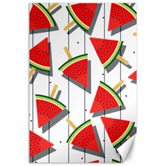 Watermelon Popsicle   Canvas 24  X 36  by ConteMonfrey