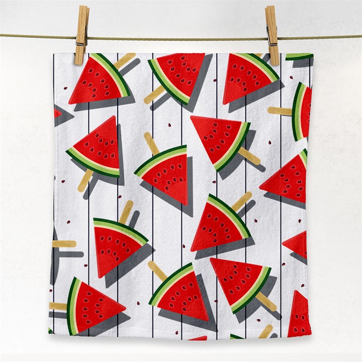 Watermelon Popsicle   Face Towel