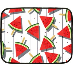 Watermelon Popsicle   Fleece Blanket (mini) by ConteMonfrey