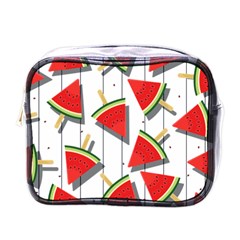 Watermelon Popsicle   Mini Toiletries Bag (one Side) by ConteMonfrey