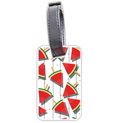 Watermelon Popsicle   Luggage Tag (one Side) by ConteMonfrey