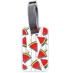 Watermelon Popsicle   Luggage Tag (two Sides) by ConteMonfrey