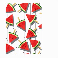 Watermelon Popsicle   Large Garden Flag (two Sides) by ConteMonfrey