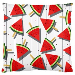 Watermelon Popsicle   Standard Flano Cushion Case (one Side) by ConteMonfrey