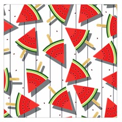 Watermelon Popsicle   Square Satin Scarf (36  X 36 ) by ConteMonfrey