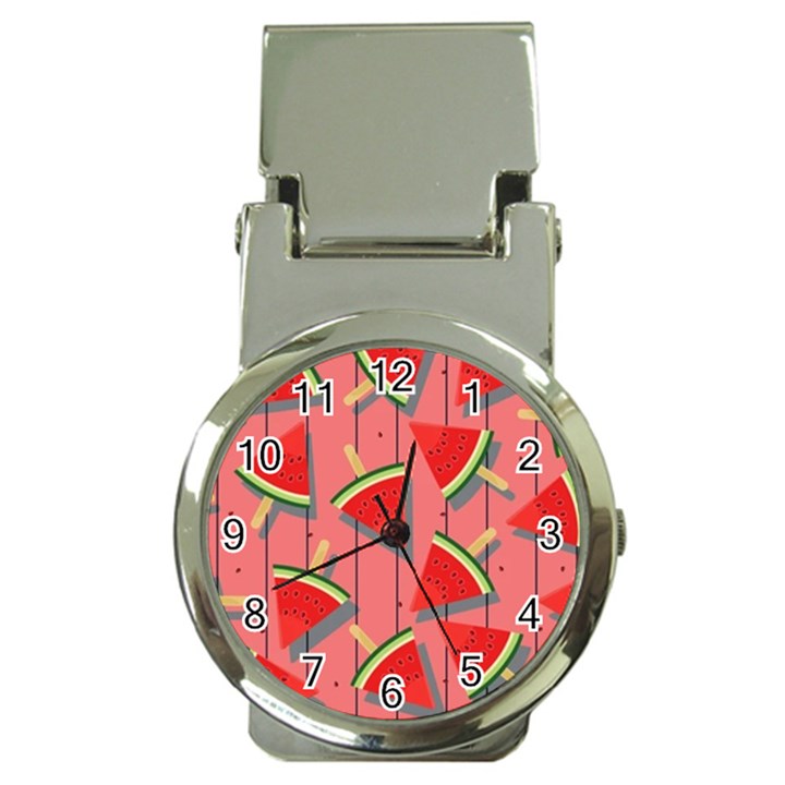 Red Watermelon Popsicle Money Clip Watches