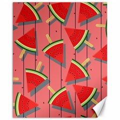 Red Watermelon Popsicle Canvas 16  X 20  by ConteMonfrey