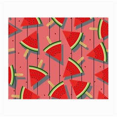 Red Watermelon Popsicle Small Glasses Cloth (2 Sides) by ConteMonfrey