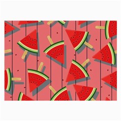 Red Watermelon Popsicle Large Glasses Cloth (2 Sides) by ConteMonfrey