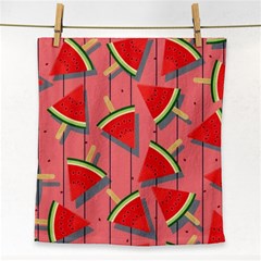 Red Watermelon Popsicle Face Towel by ConteMonfrey