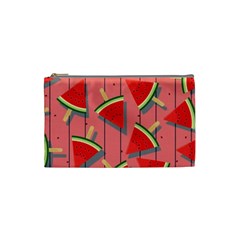 Red Watermelon Popsicle Cosmetic Bag (small) by ConteMonfrey