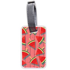 Red Watermelon Popsicle Luggage Tag (one Side) by ConteMonfrey