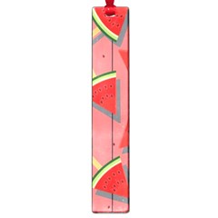 Red Watermelon Popsicle Large Book Marks by ConteMonfrey