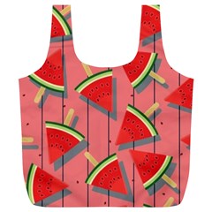 Red Watermelon Popsicle Full Print Recycle Bag (xl) by ConteMonfrey