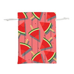 Red Watermelon Popsicle Lightweight Drawstring Pouch (s) by ConteMonfrey