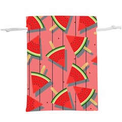 Red Watermelon Popsicle  Lightweight Drawstring Pouch (xl) by ConteMonfrey