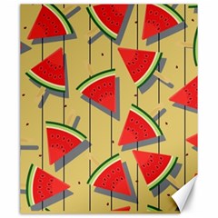 Pastel Watermelon Popsicle Canvas 20  X 24  by ConteMonfrey