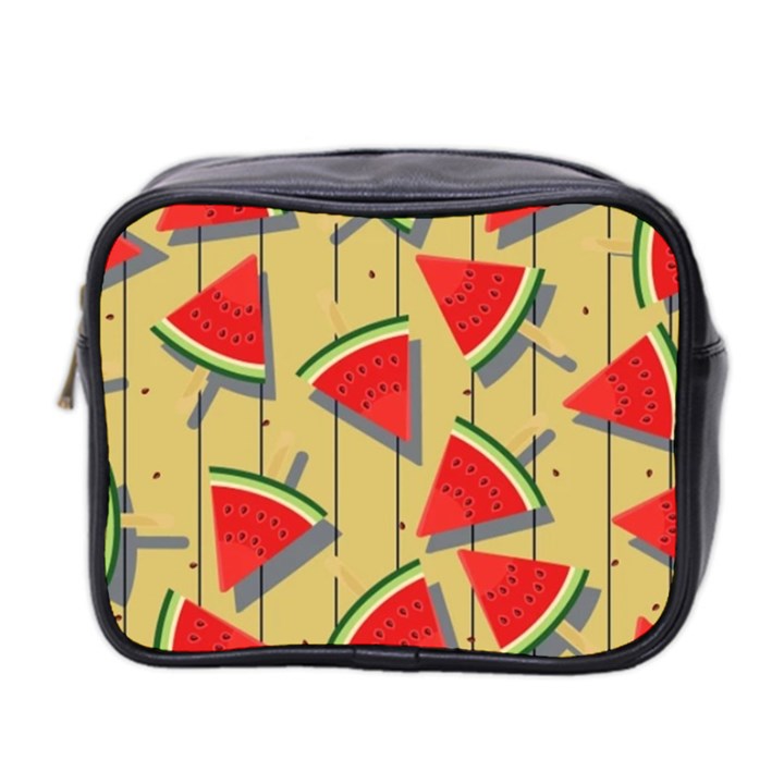 Pastel Watermelon Popsicle Mini Toiletries Bag (Two Sides)